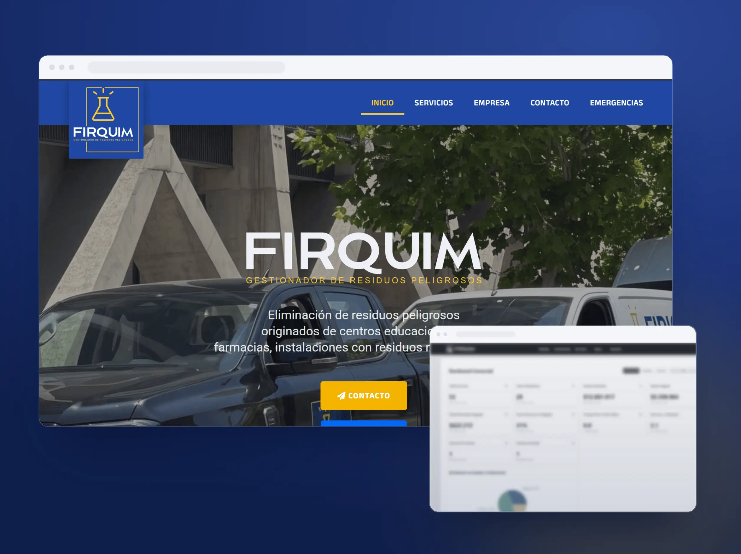 Proyecto Firquim — OPTIMIZACIÓN WEB · SOFTWARE DE GESTIÓN